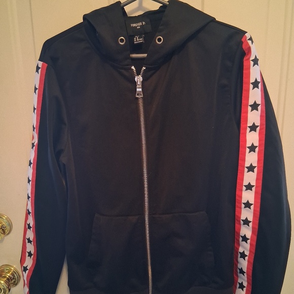 Men's Forever 21 Black Hoodie, Medium - Picture 1 of 4